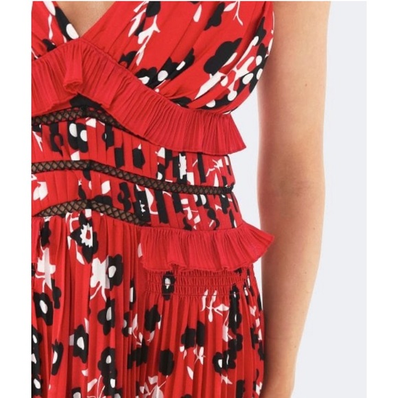 LEA COLLECTION CLASSIC Cold Shoulder Floral Dress - Picture 3 of 13